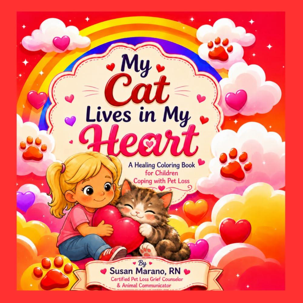 My Dog Live's in my heart with girl with kitten