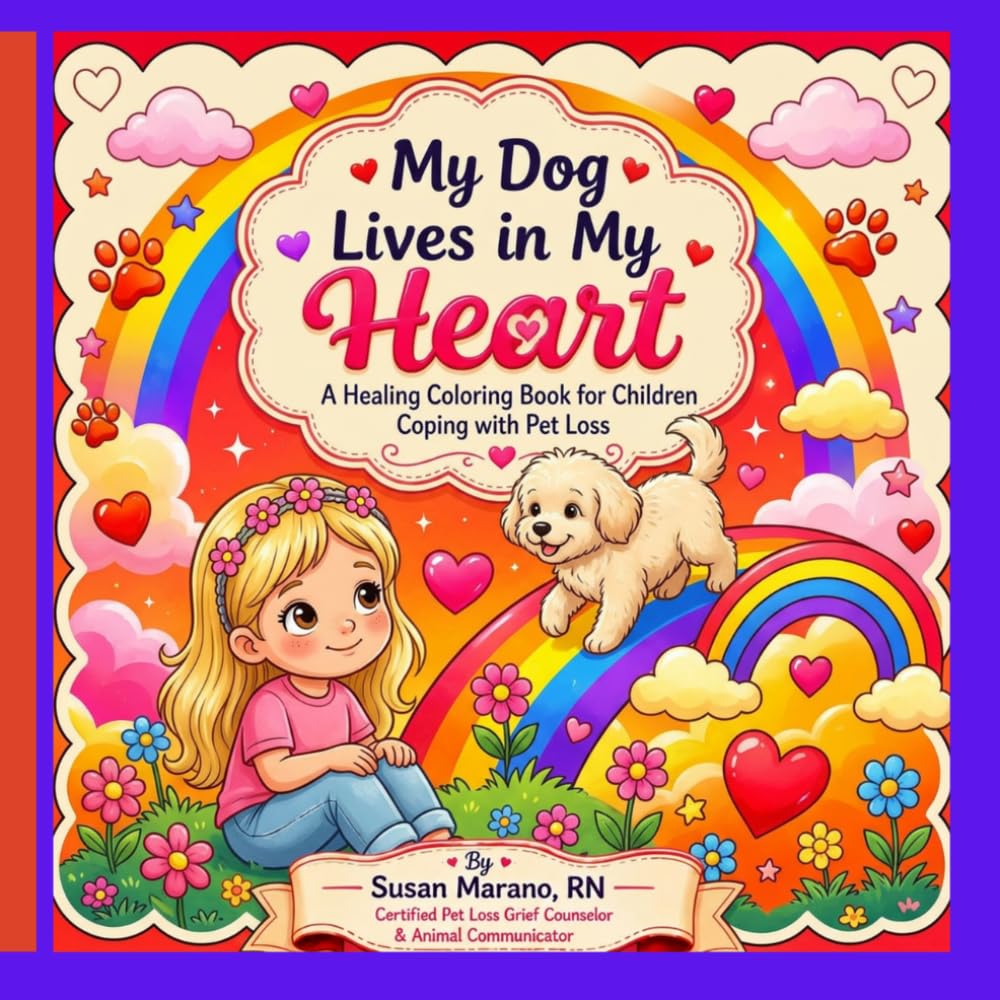 My Dog Live's in my heart with little girl and pupy